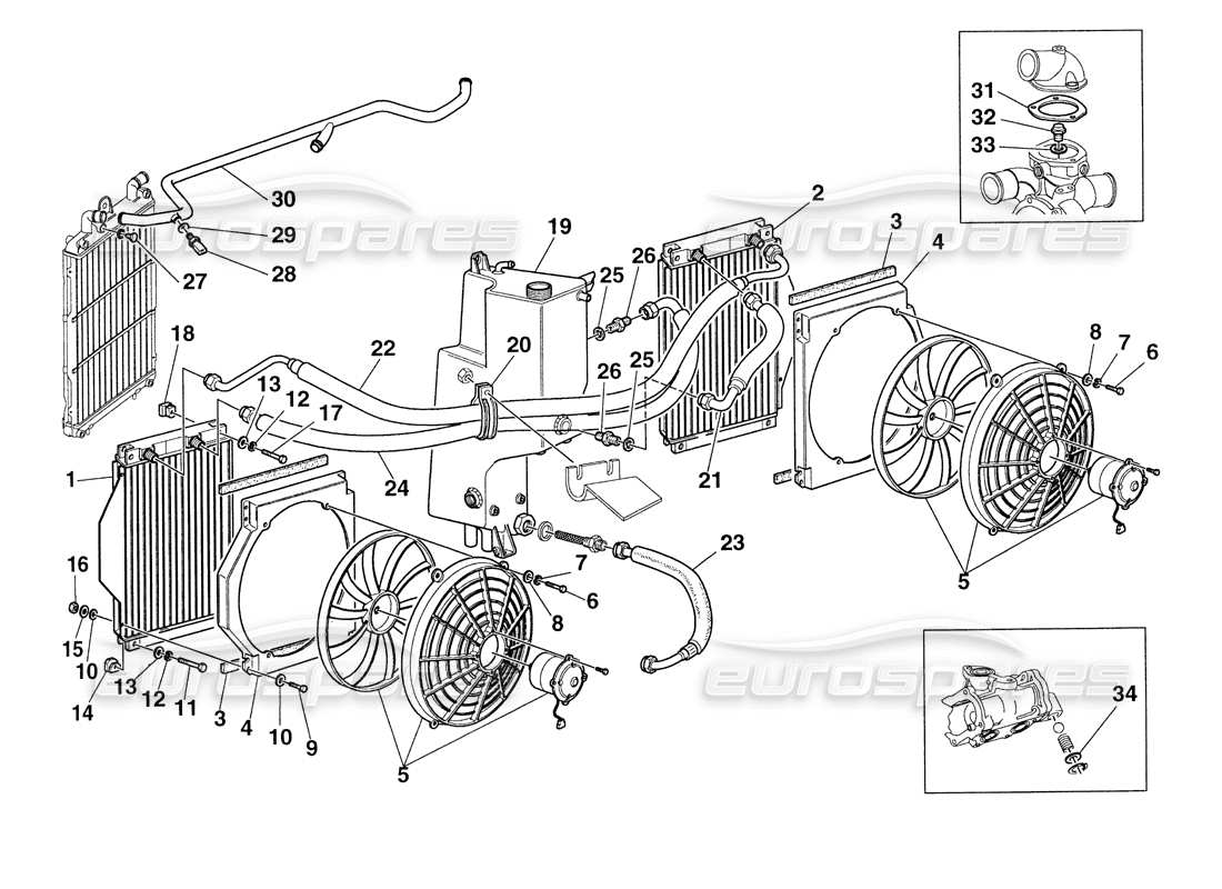 un schéma de pièces du catalogue de pièces du Ferrari 355 Challenge (1999)