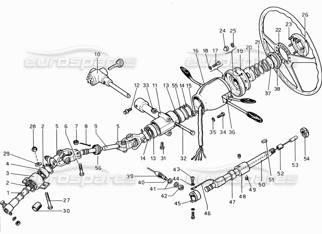 un schéma de pièces du catalogue de pièces ferrari 206
