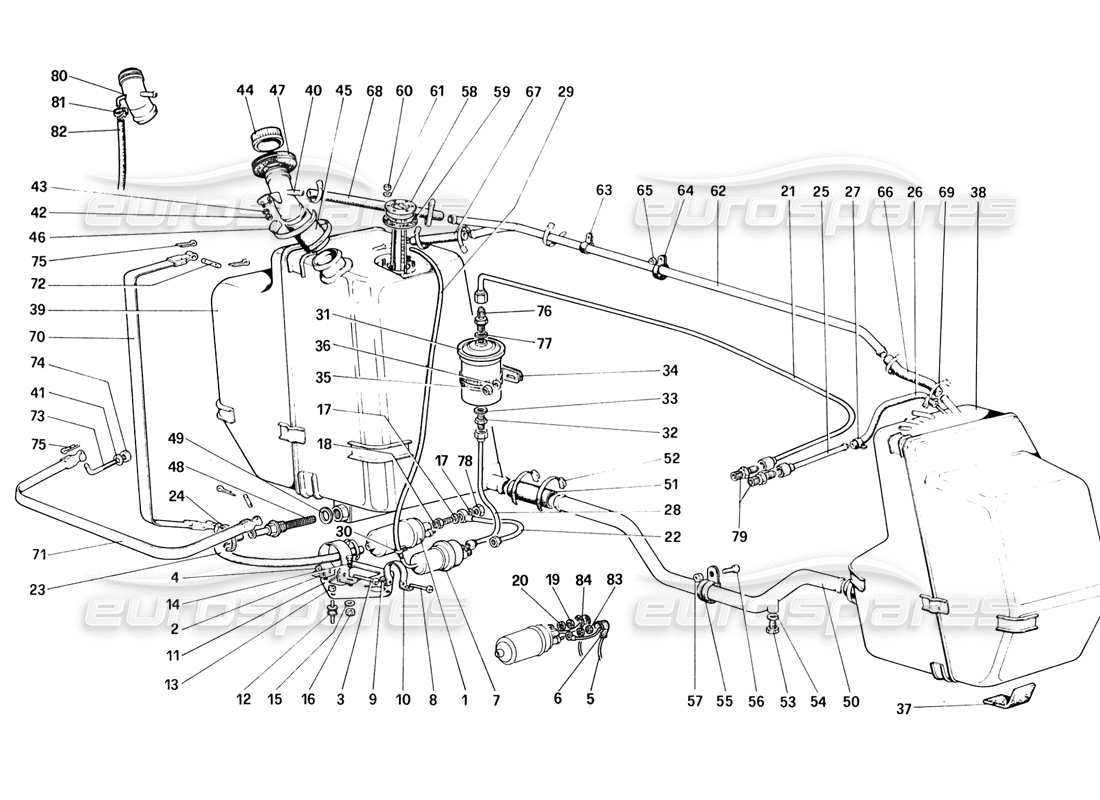 schéma de pièce contenant le numéro de pièce 109354