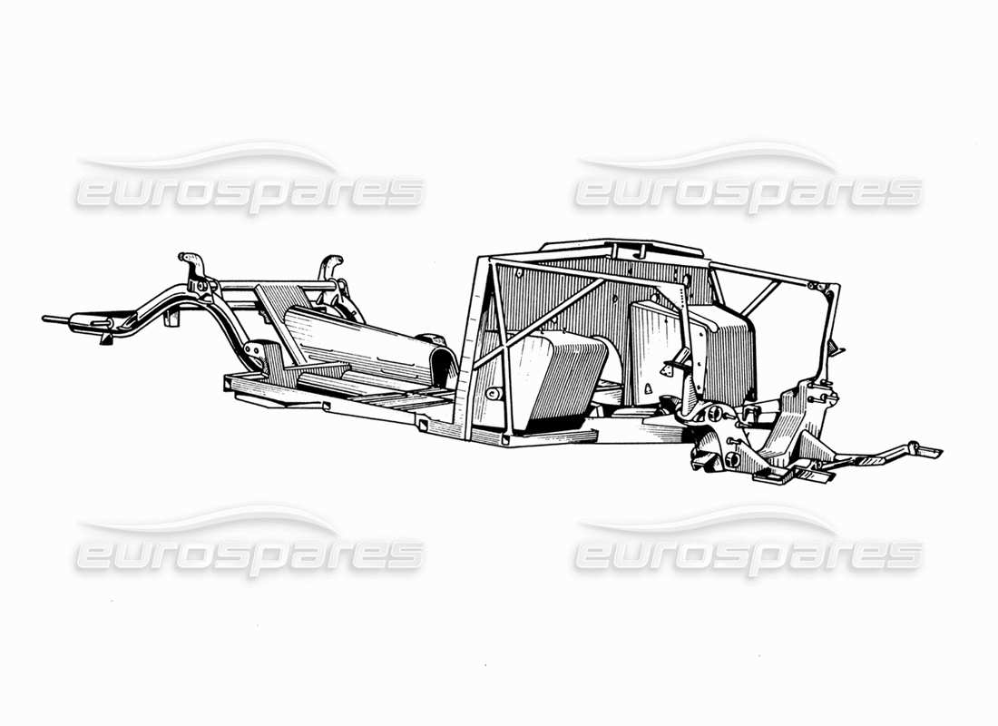 ferrari 330 gt 2+2 diagramme des pièces du cadre