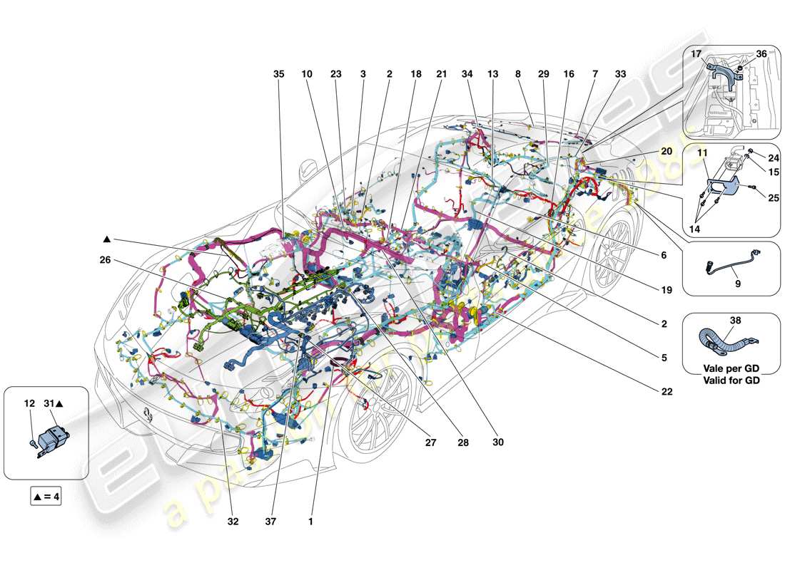 schéma de pièce contenant le numéro de pièce 327123