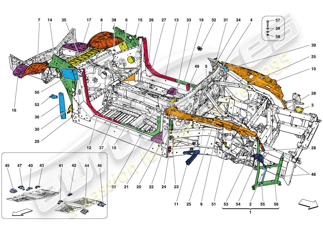 schéma de pièce contenant le numéro de pièce 256277