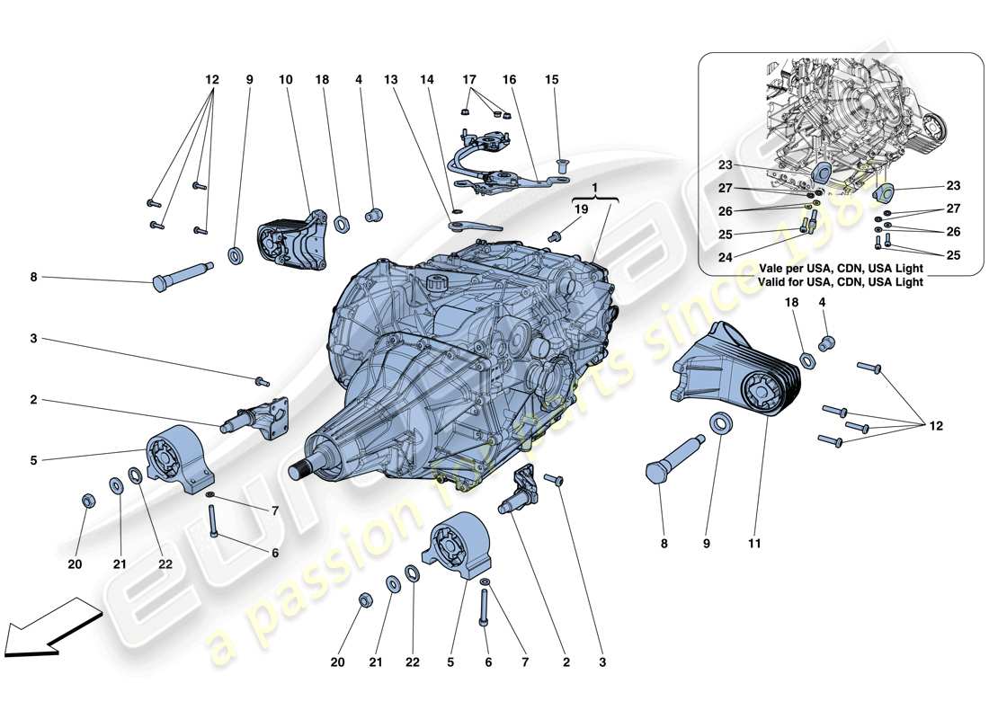 schéma de pièce contenant le numéro de pièce 301074