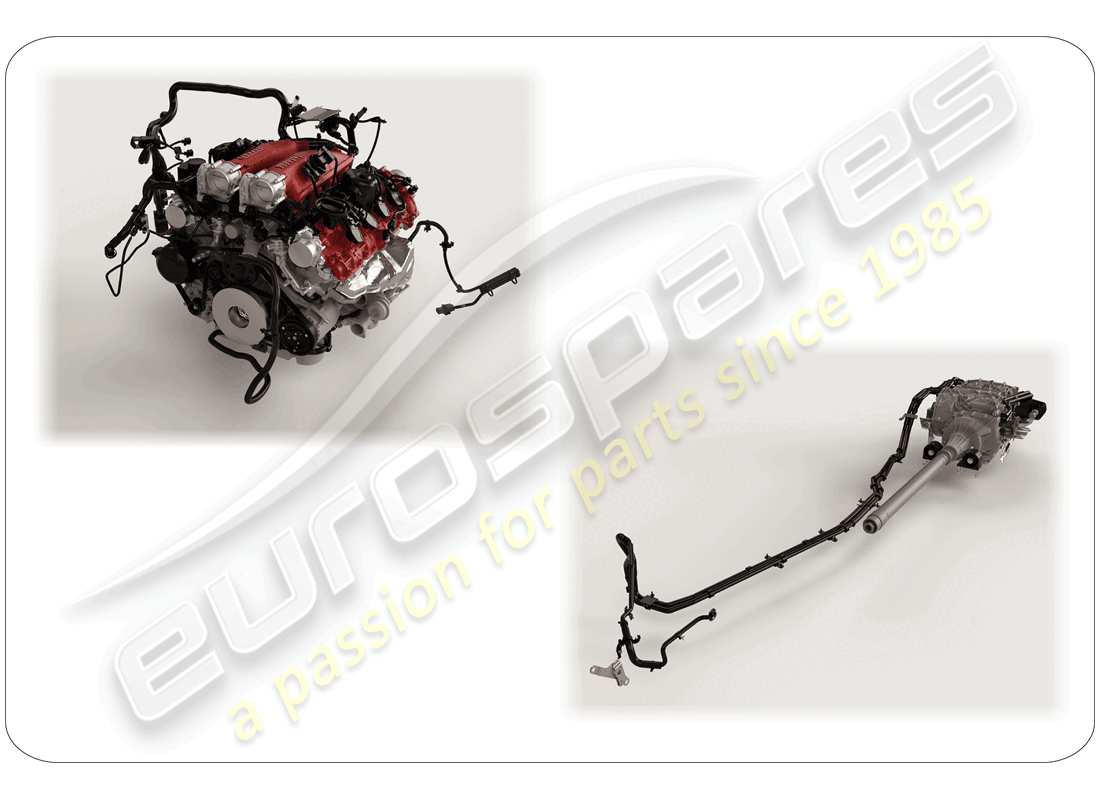 ferrari gtc4 lusso t (rhd) unités d'assemblage de rechange schéma des pièces