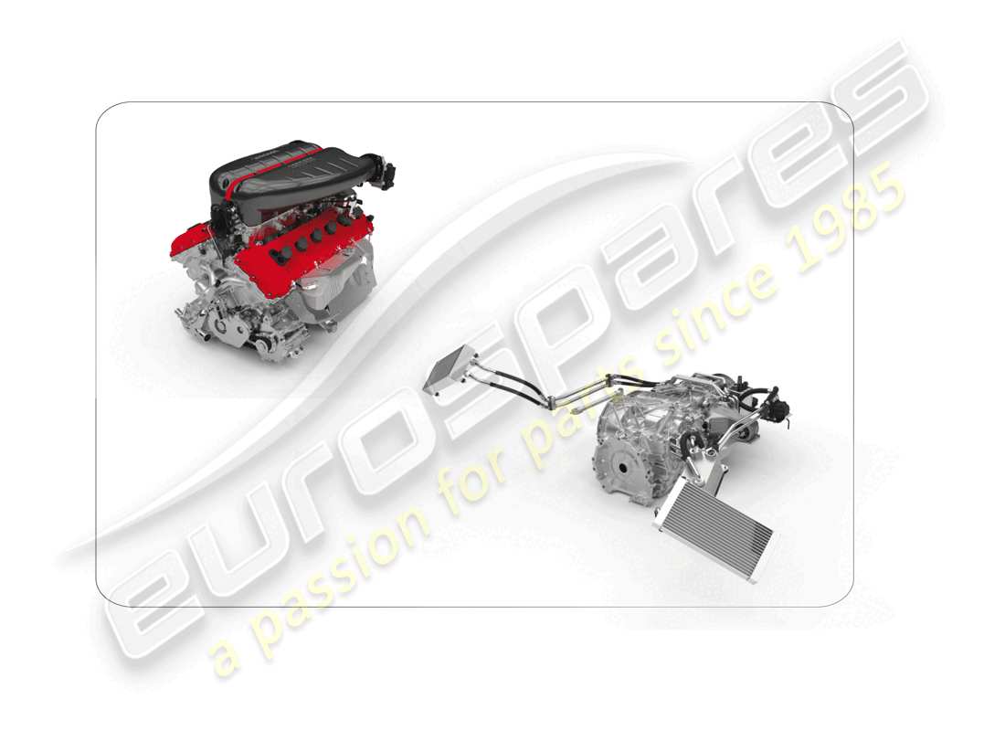 ferrari laferrari (europe) unités d'assemblage de rechange schéma des pièces