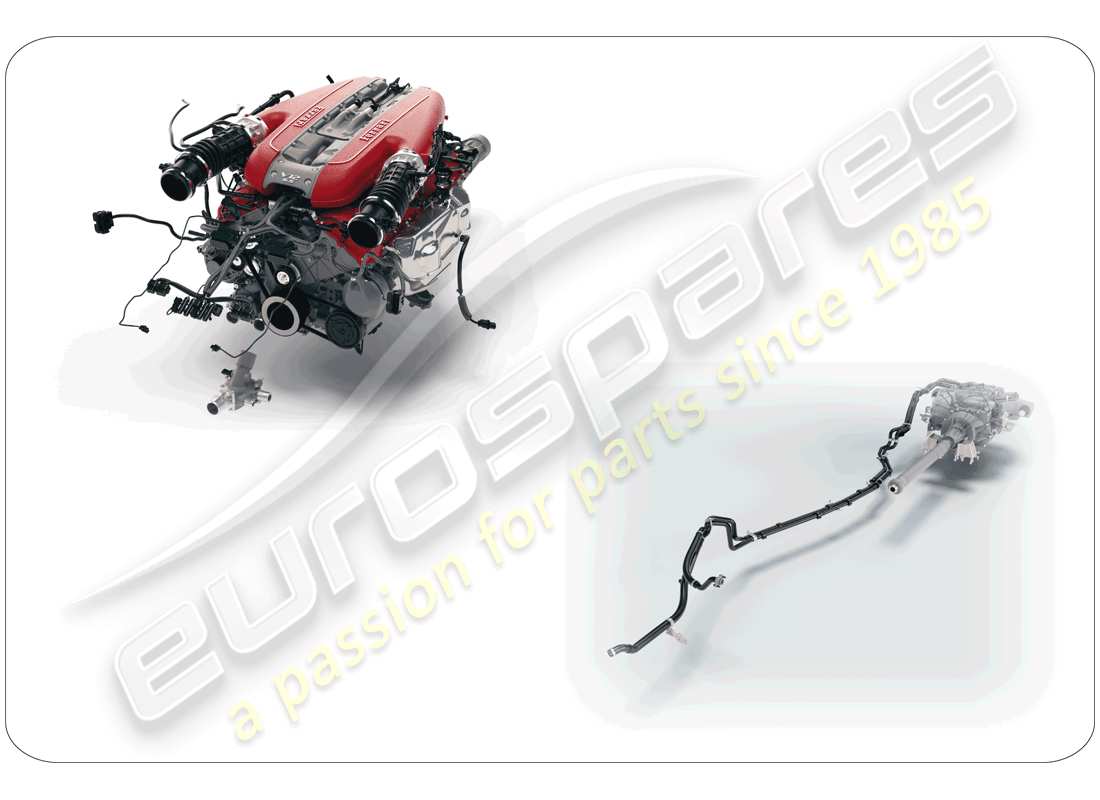 ferrari 812 superfast (usa) unités d'assemblage de rechange schéma des pièces