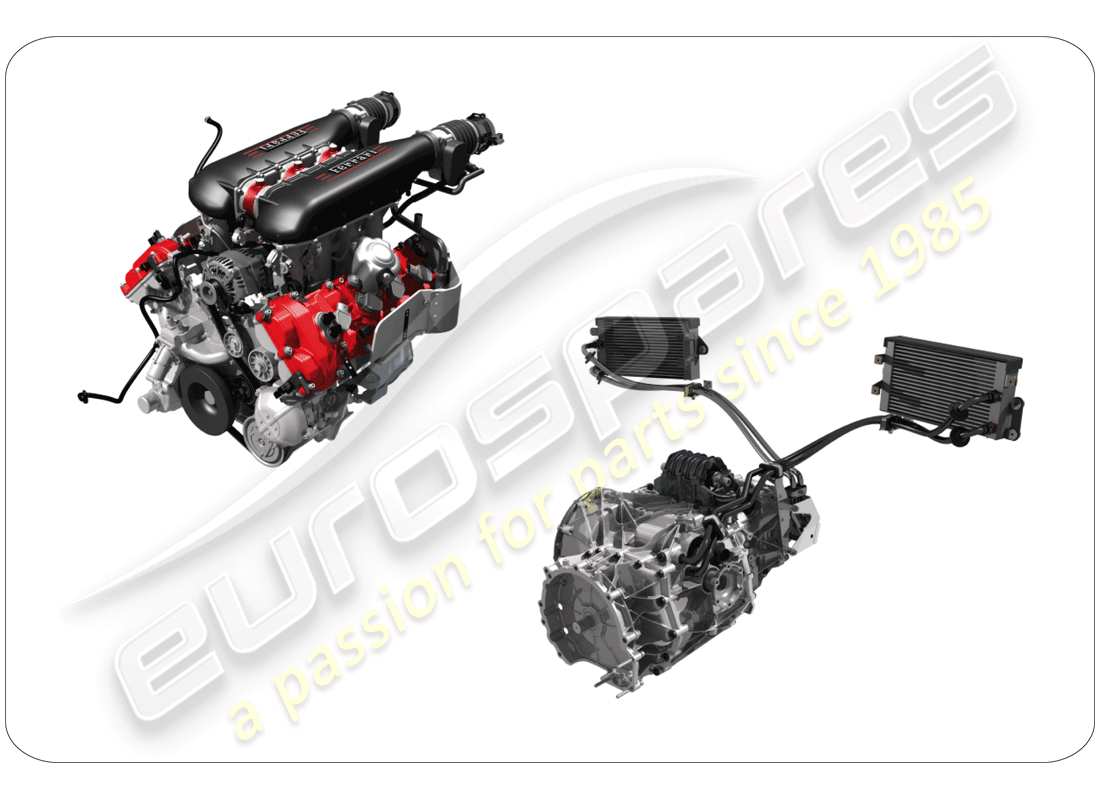 ferrari 458 speciale (usa) unités d'assemblage de rechange schéma des pièces
