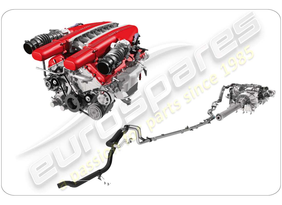 ferrari f12 berlinetta (rhd) unités d'assemblage de rechange schéma des pièces
