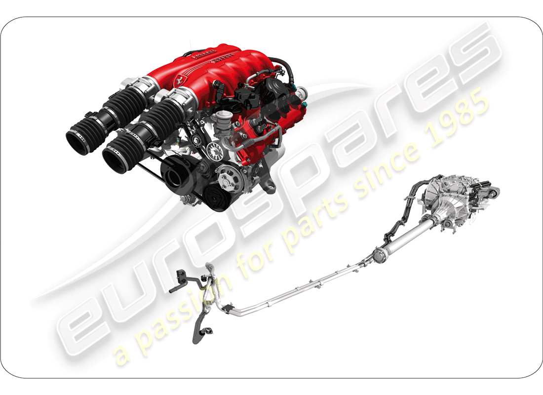 ferrari california (usa) unités d'assemblage de rechange schéma des pièces