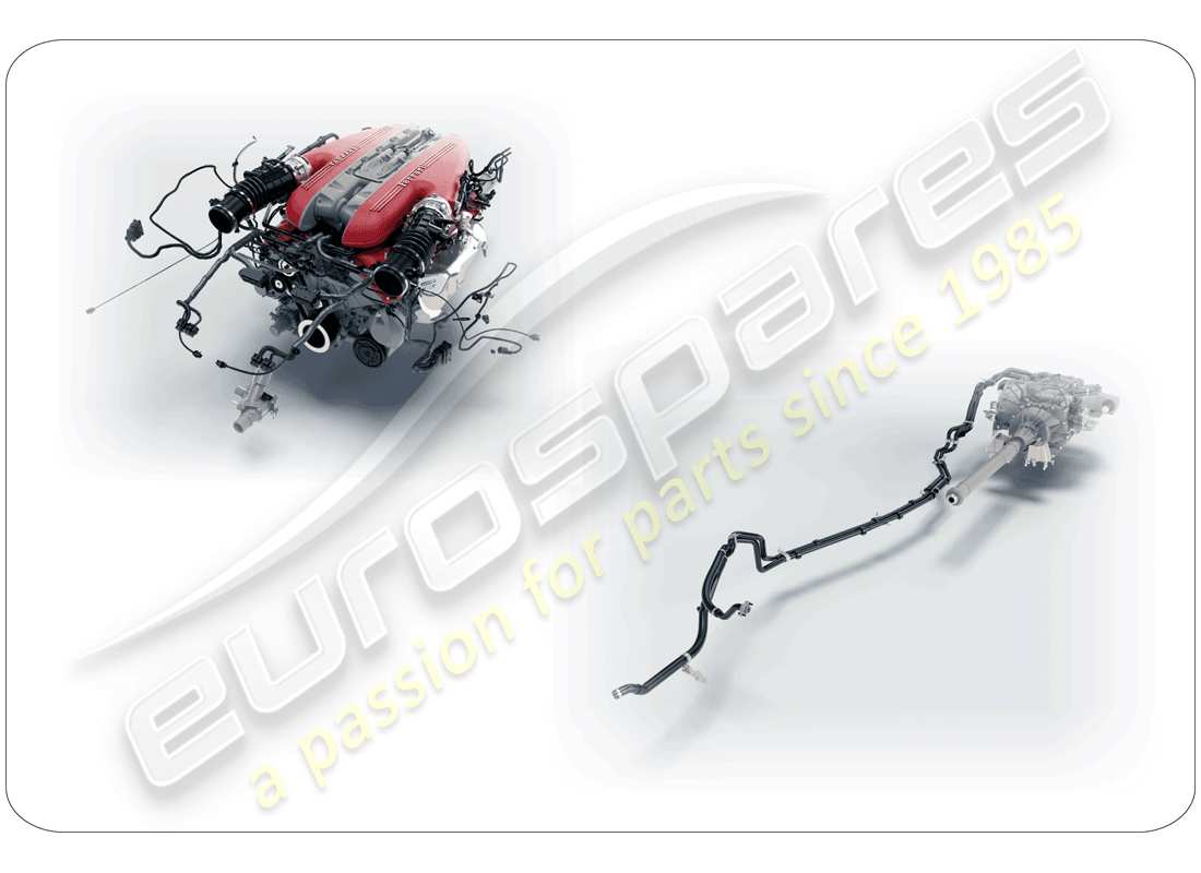 ferrari f12 tdf (rhd) unités d'assemblage de rechange schéma des pièces