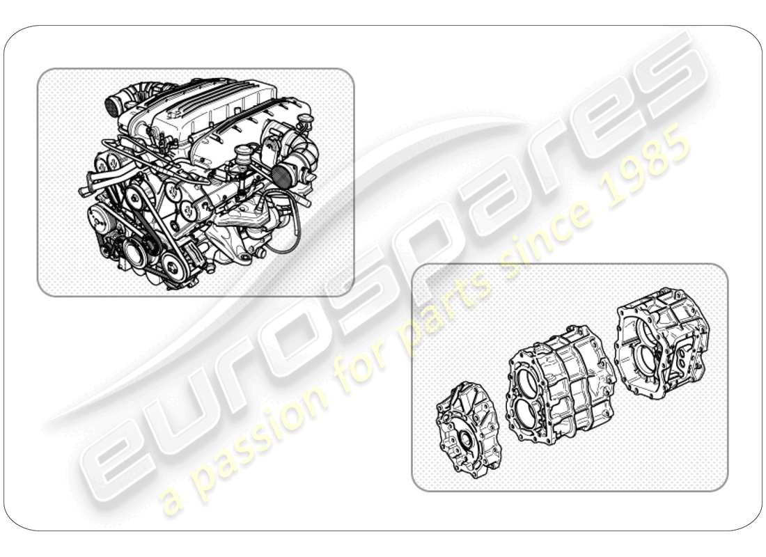 ferrari 599 gtb fiorano (usa) unités d'assemblage de rechange schéma des pièces