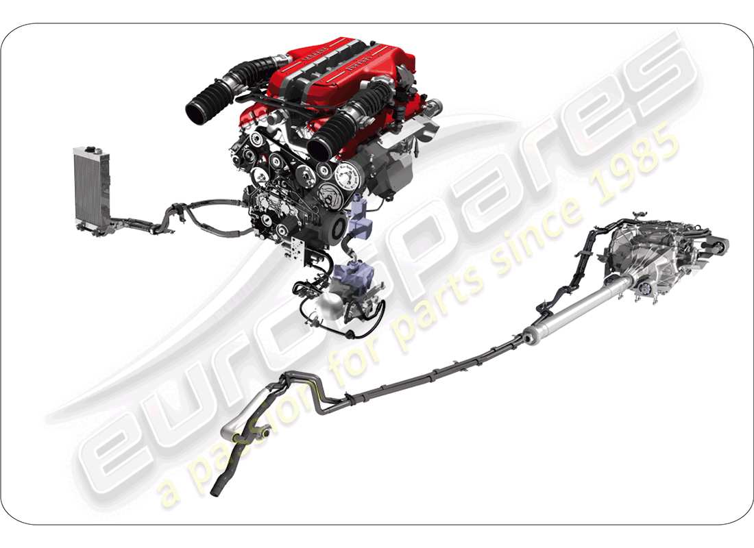 ferrari ff (europe) unités d'assemblage de rechange schéma des pièces
