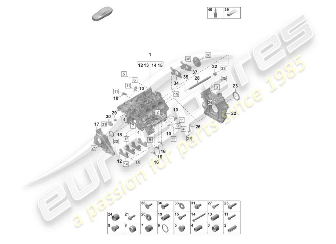schéma de pièce contenant le numéro de pièce n10688601