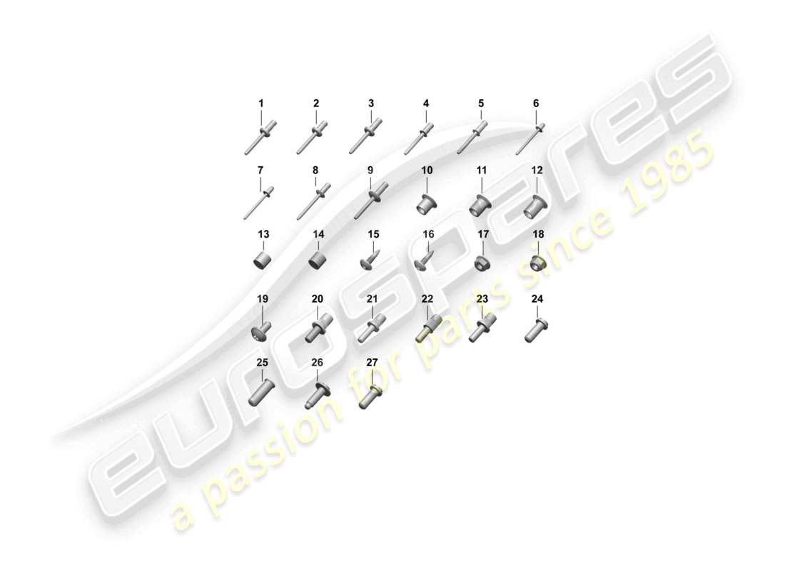 porsche 2024 (macan-e) diagramme des pièces de carrosserie de voiture