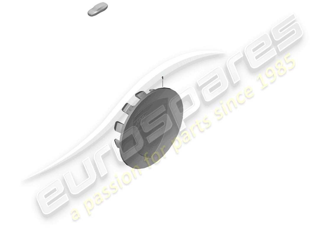 porsche 2026 (panamera 976) emblème de couleur de crête d'enjoliveur porsche diagramme des pièces