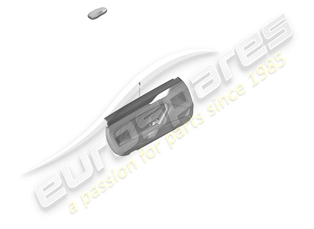 porsche 2022 (992-1 turbo / s) panneau de porte pour véhicules avec équipement exclusif bicolore rétroviseur extérieur avec surpiqûres schéma des pièces