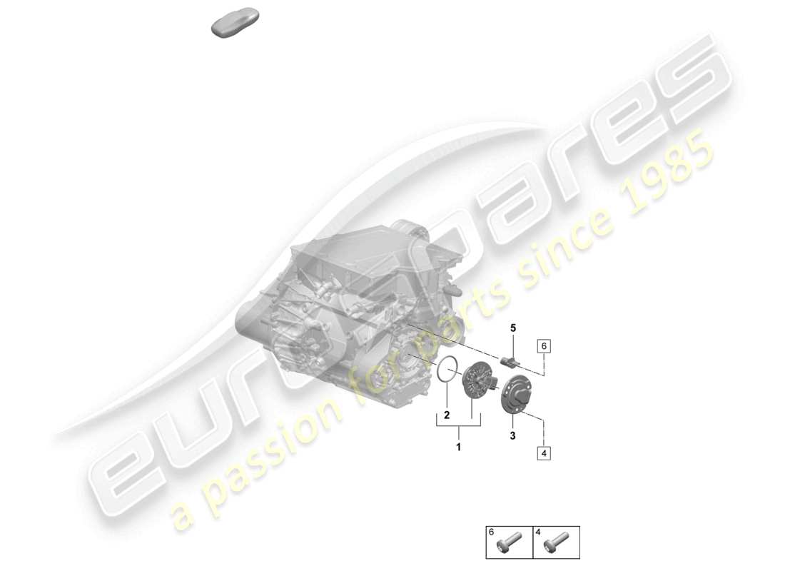 porsche 2024 (macan-e) moteur de traction pour entraînement électrique essieu avant capteurs schéma des pièces