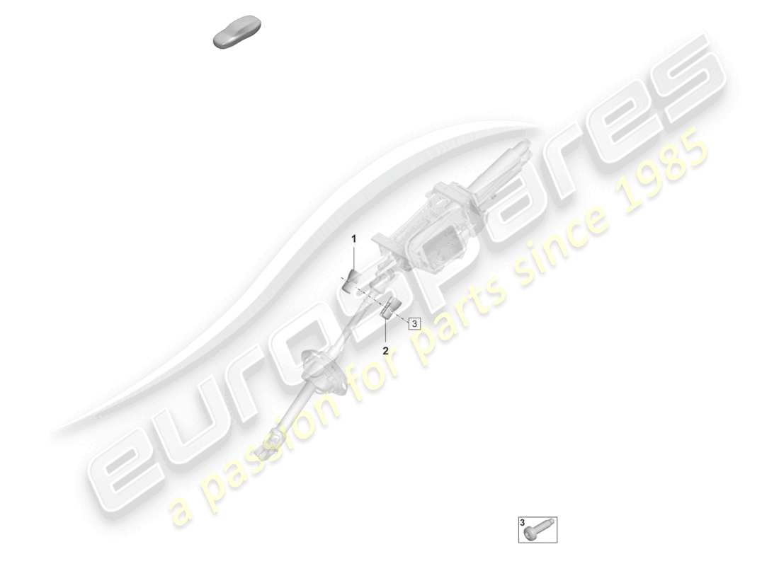 porsche 2022 (taycan 9j1-1) diagramme des pièces du poids d'équilibrage de la colonne de direction