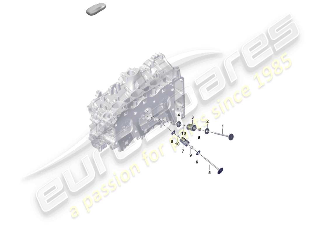porsche 2024 (992-2) culasse pièces détachées schéma des pièces de soupape
