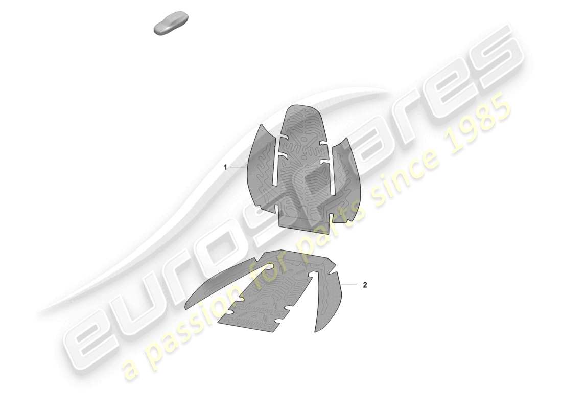 porsche 2022 (panamera 971-2) élément chauffant dossier des sièges avant coussin de siège diagramme des pièces