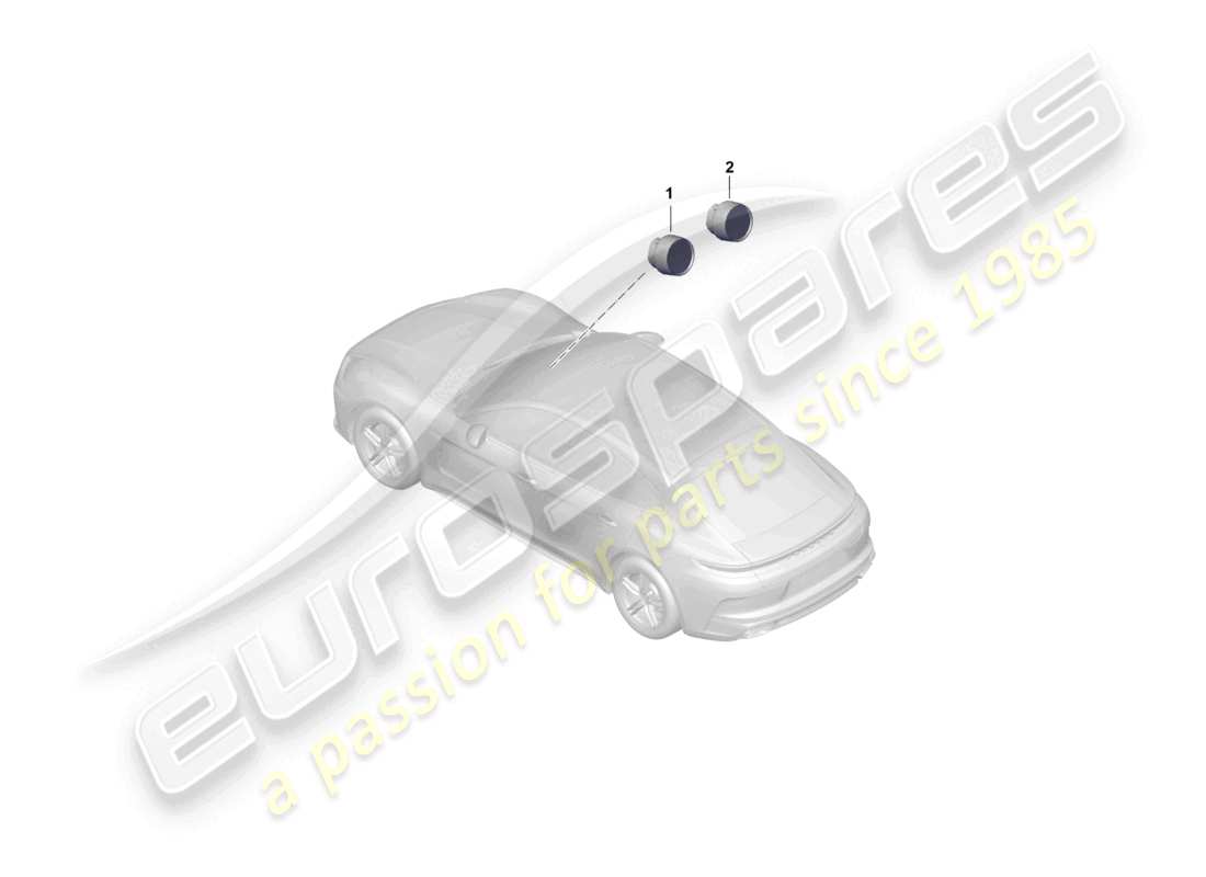 porsche 2025 (panamera 976) instruments supplémentaires schéma des pièces