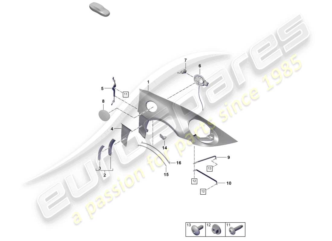 schéma de pièce contenant le numéro de pièce 9gt898459 g2x
