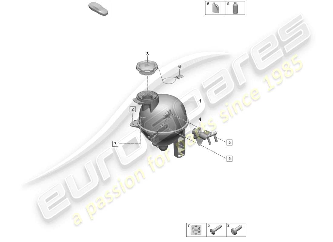 schéma de pièce contenant le numéro de pièce 5q0010001a