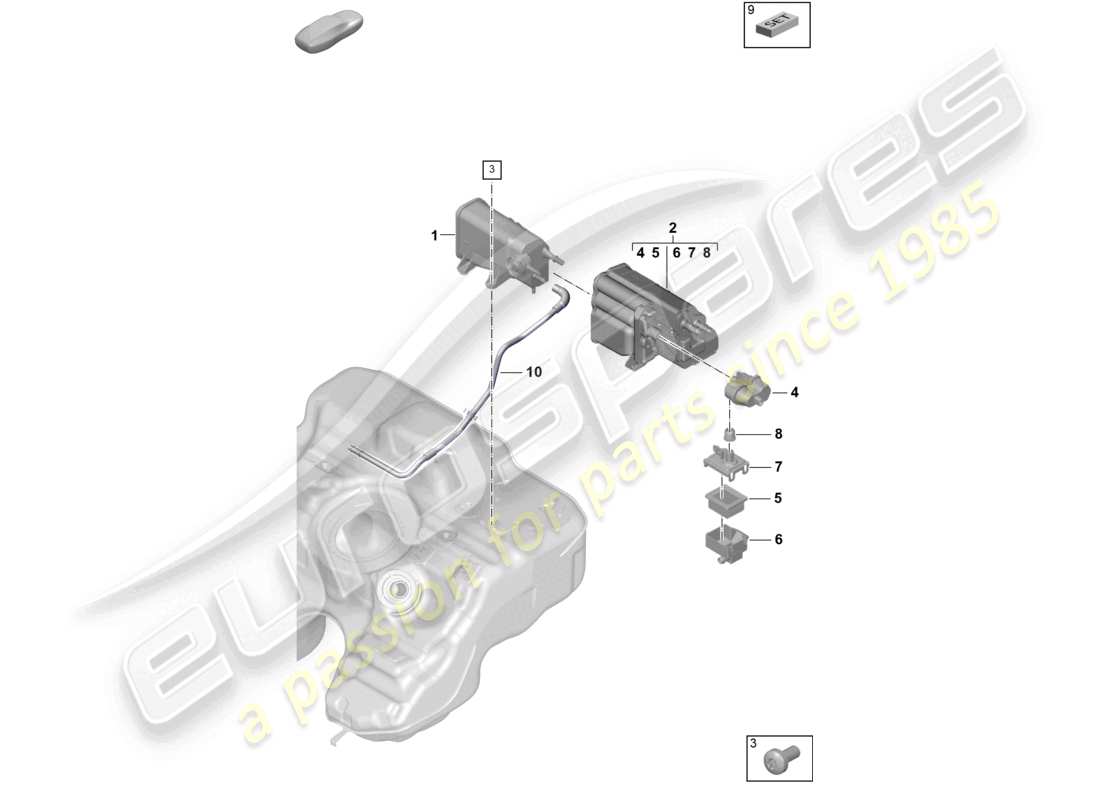 schéma de pièce contenant le numéro de pièce 992201390e