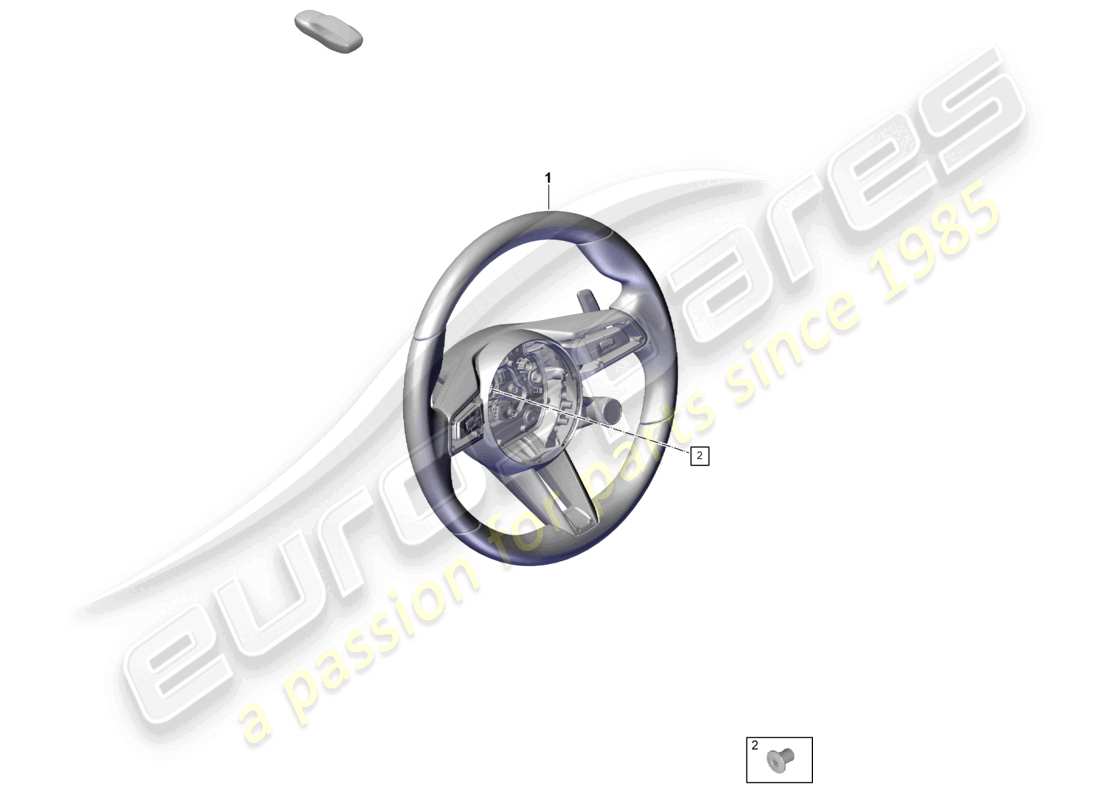 un schéma de pièces du catalogue de pièces porsche 2024 (panamera 976)