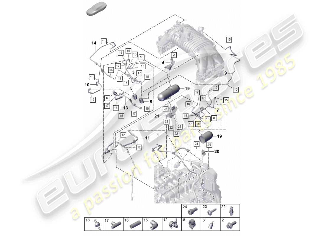 schéma de pièce contenant le numéro de pièce n 10780001