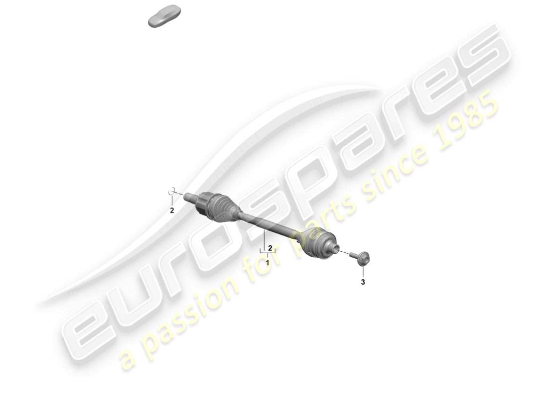 porsche 2025 (macan-e) arbre de transmission essieu avant nexteer schéma des pièces