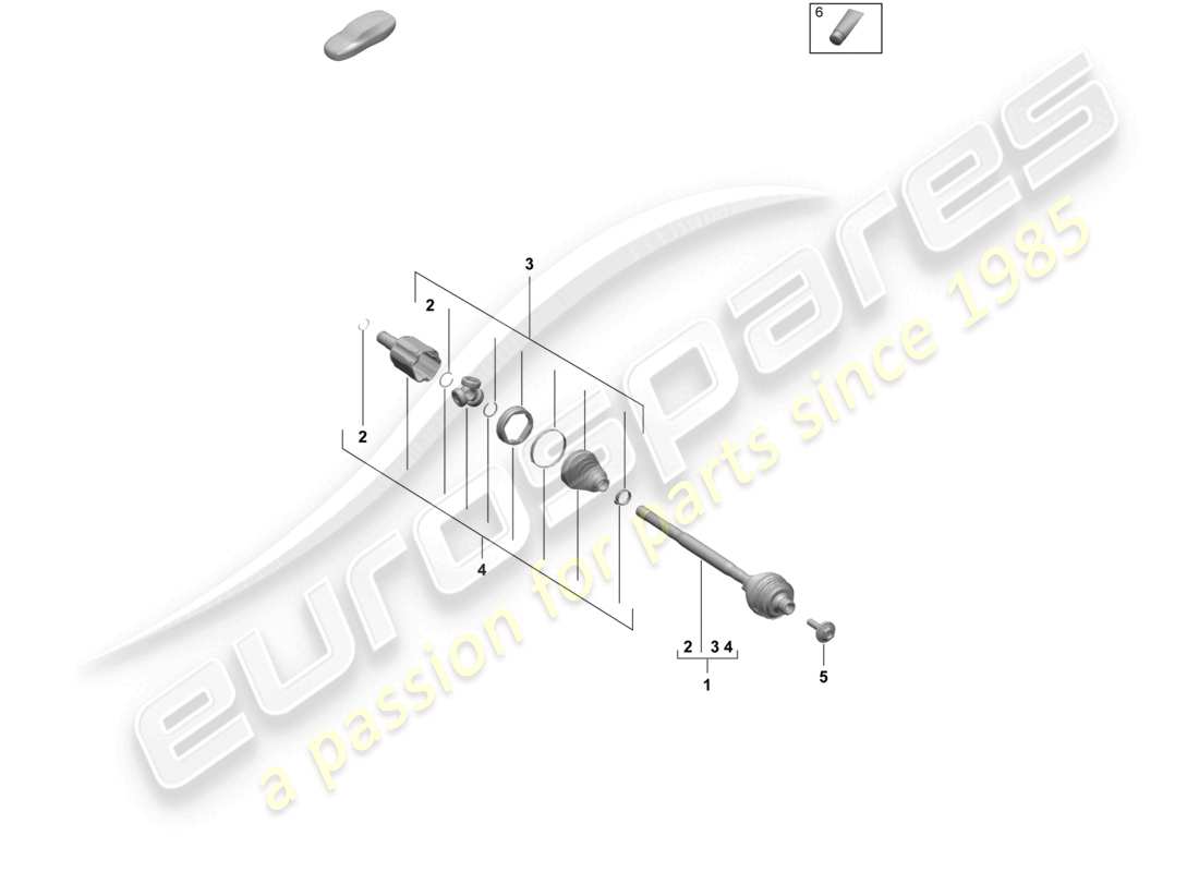 schéma de pièce contenant le numéro de pièce pad498103