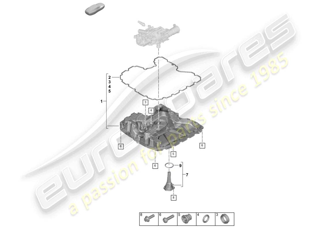 schéma de pièce contenant le numéro de pièce paf008640