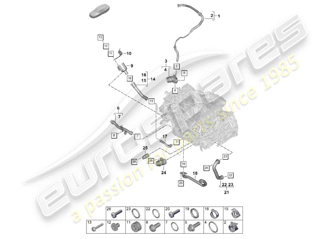 schéma de pièce contenant le numéro de pièce n 10700203