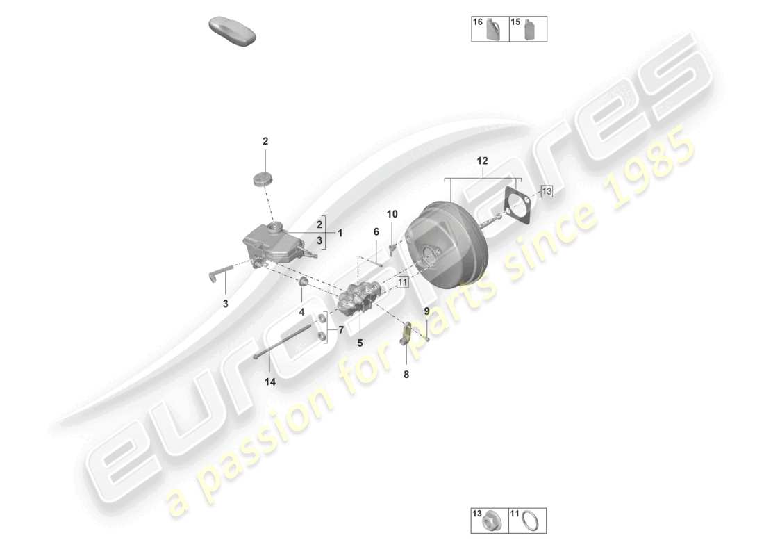 schéma de pièce contenant le numéro de pièce 9gt614106a