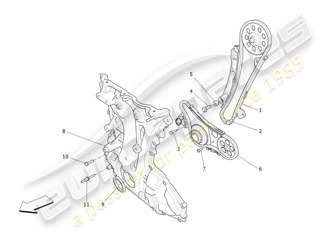 maserati ghibli fragment (2022) schéma des pièces de distribution