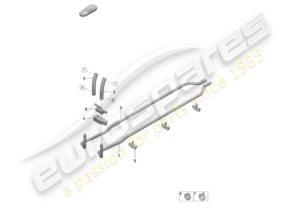 porsche 2024 (992-2 gt3/rs/st) chauffage schéma des pièces
