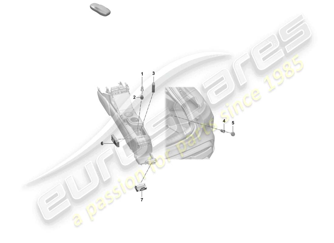 porsche 2026 (taycan 9j1-2) interface multimédia prise schéma des pièces