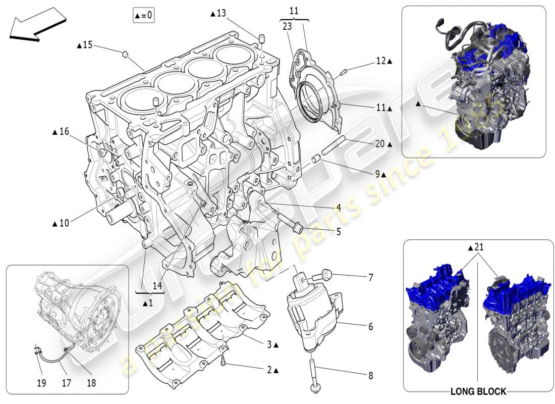 maserati ghibli (2021) carter moteur schéma des pièces