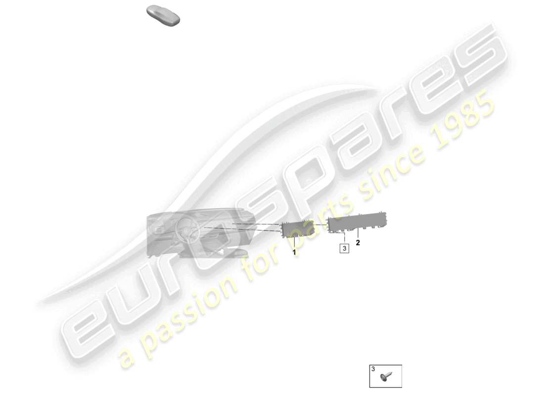 porsche 2025 (macan-e) affichage diagramme de pièce