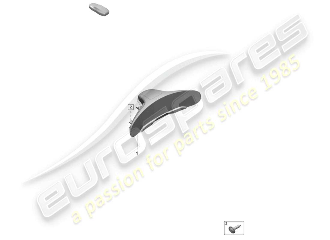 porsche 2026 (taycan 9j1-2) combi-instrument schéma des pièces