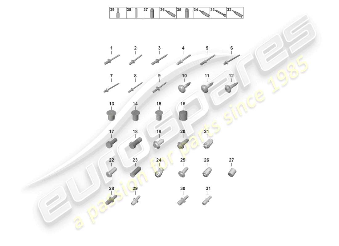 porsche 2022 (taycan 9j1-1) diagramme des pièces de carrosserie de voiture