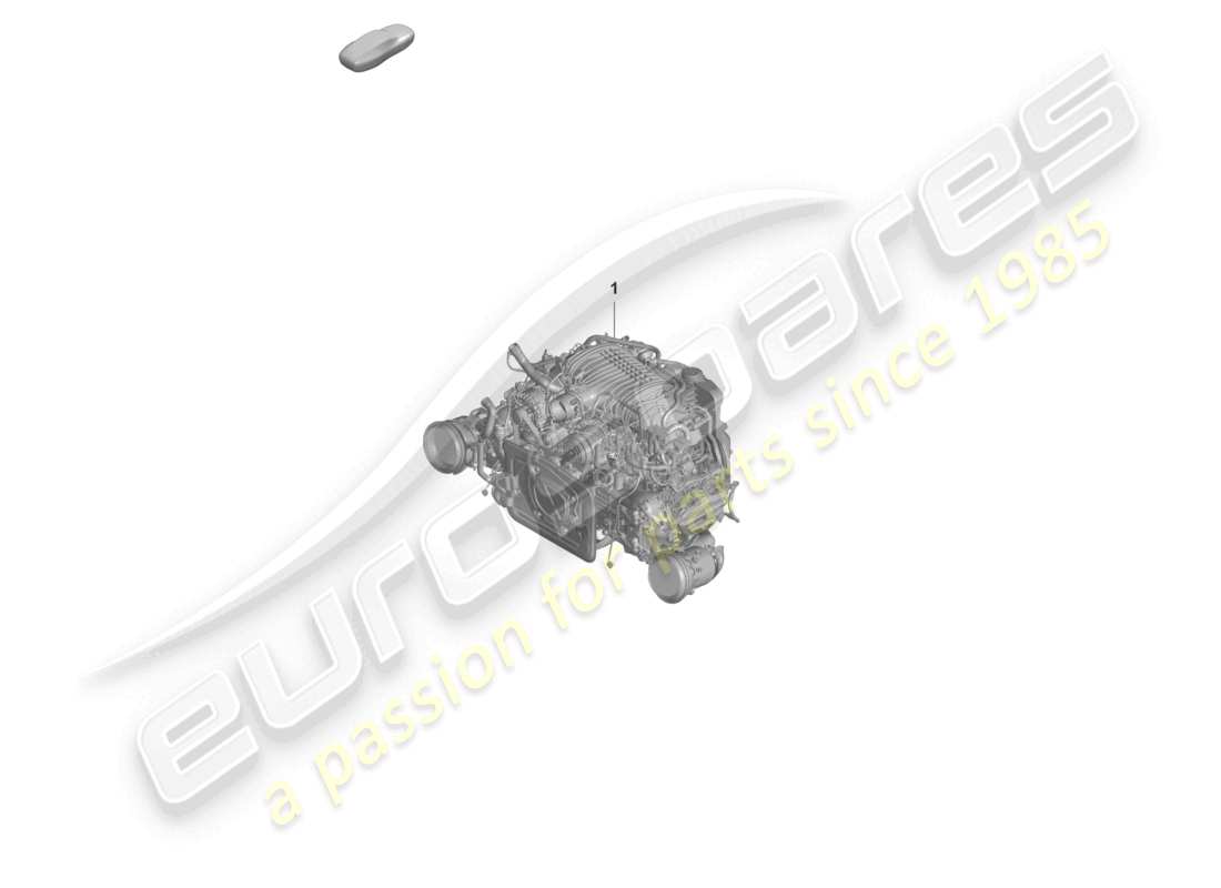 porsche 2023 (992-1 gt3/rs/st) moteur de remplacement pour les véhicules équipés d'un filtre à particules essence schéma des pièces