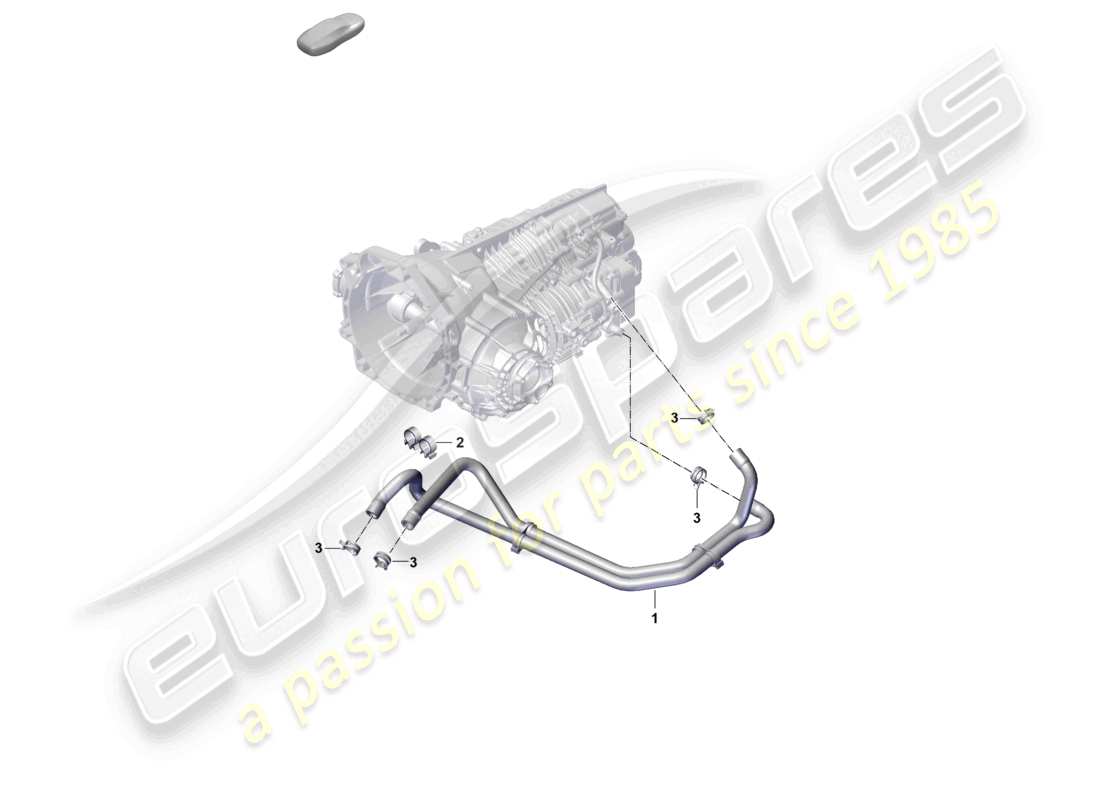 porsche 2022 (992-1 gt3/rs/st) boîte de vitesses manuelle système de refroidissement de l'huile de boîte de vitesses diagramme des pièces