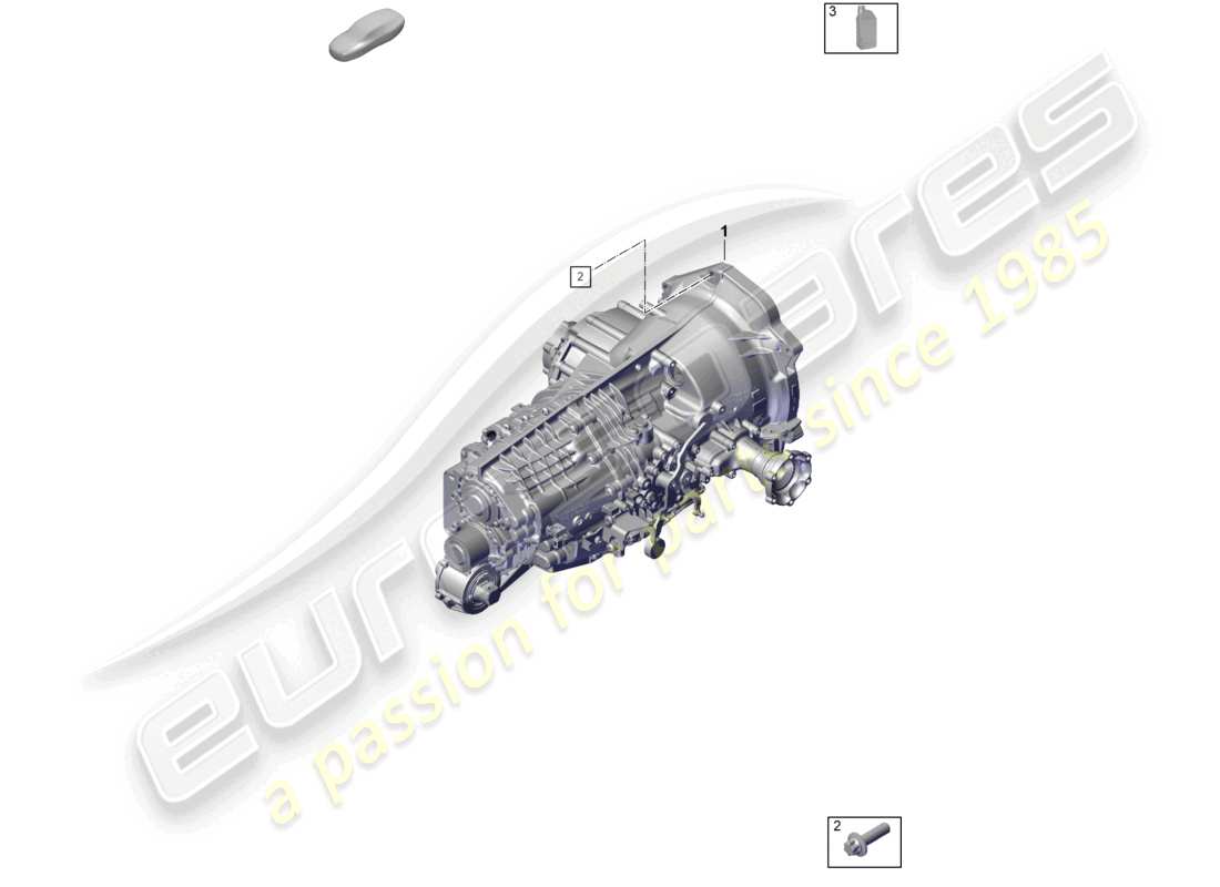 porsche 2024 (992-2 gt3/rs/st) boîte de vitesses manuelle liquide de transmission schéma des pièces