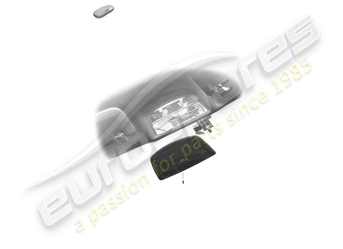 porsche 2021 (718 cayman gt4) toit de la console schéma des pièces
