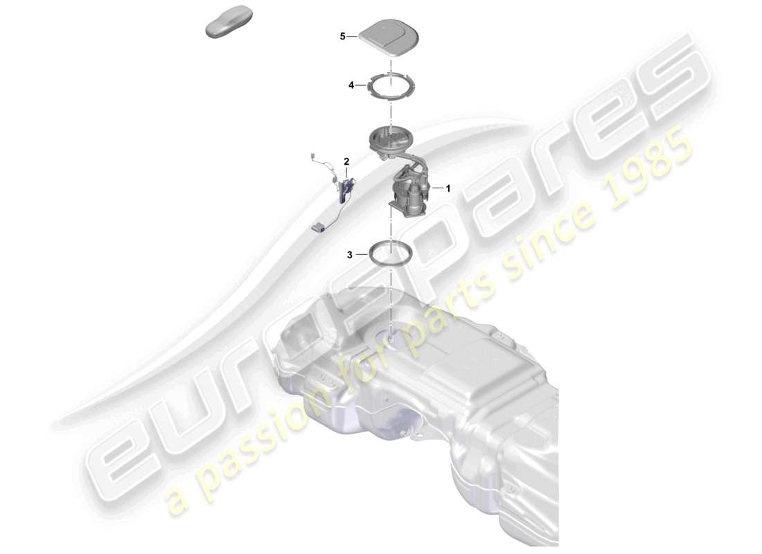 porsche 2025 (cayenne e3 pa) réservoir de carburant pompe à carburant d - mj 2025>> schéma des pièces