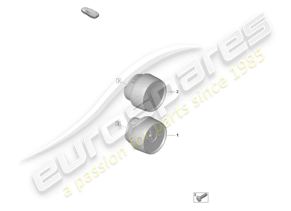 porsche 2022 (taycan 9j1-1) instruments supplémentaires schéma des pièces