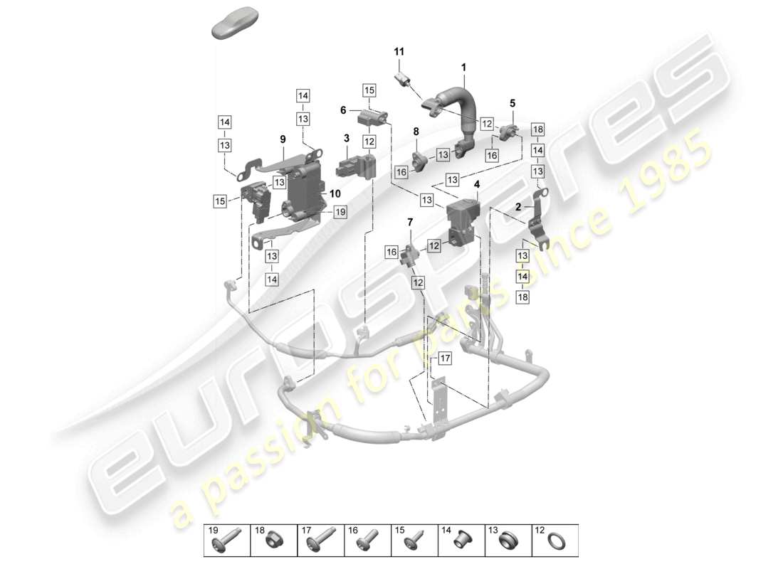 schéma de pièce contenant le numéro de pièce pad816720b