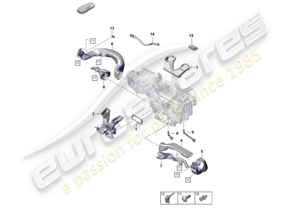 schéma de pièce contenant le numéro de pièce n10549603